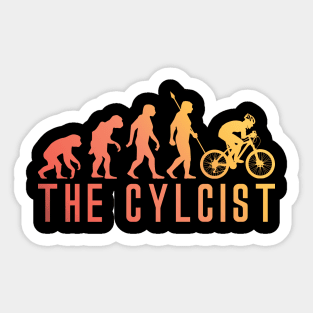 Cyclist Evolution Sticker